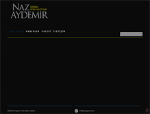 Tablet Screenshot of nazaydemir.com